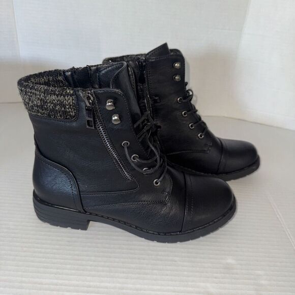 Dream Paris Boots Size US9 Black New - Picture 4 of 11